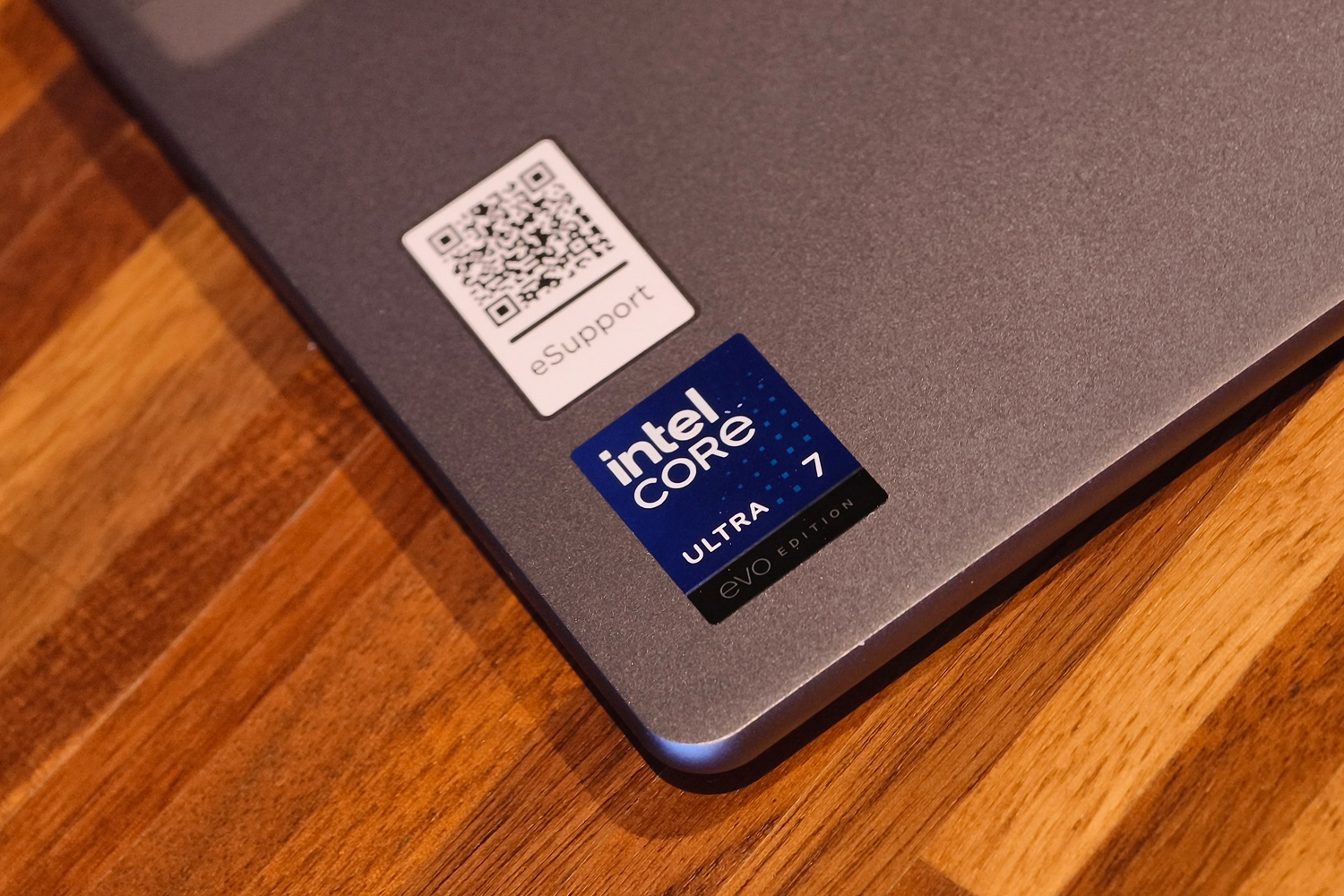 Lenovo Yoga Slim 7i Aura Edition review Intel logo