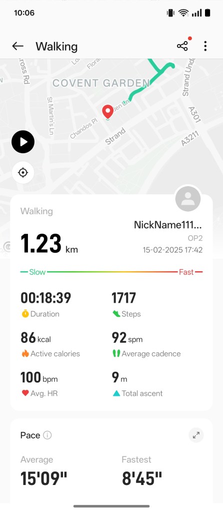 OnePlus Watch 3 Ohealth app exercise