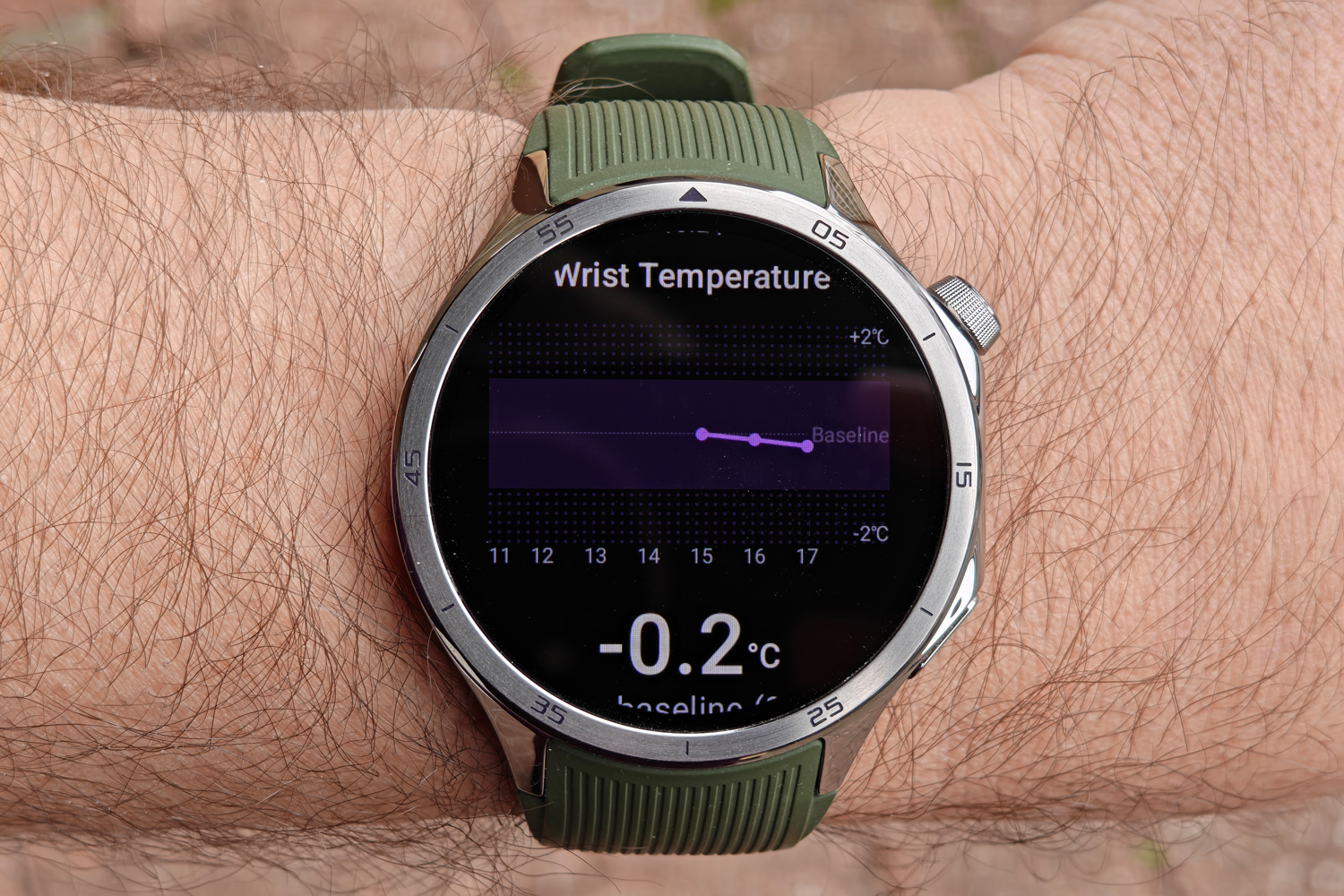 OnePlus Watch 3 wrist temperature