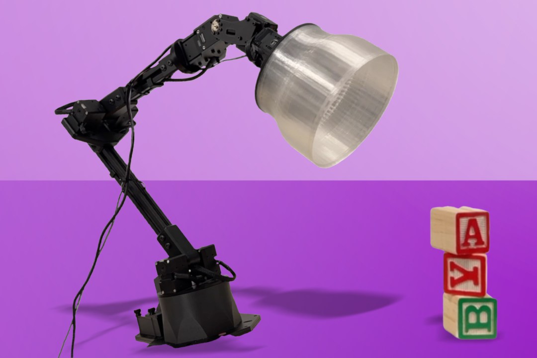 Apple lamp robot