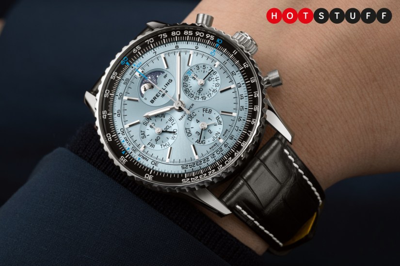 Breitling’s new Navitimer Perpetual Calendar stuns in ice blue