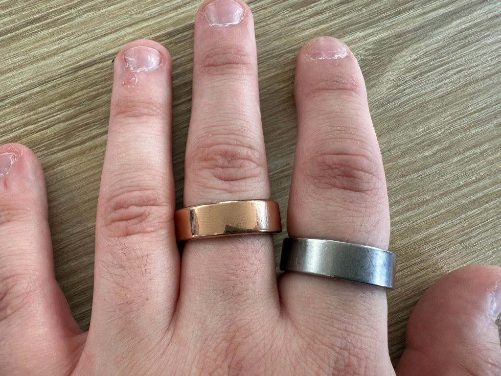 Infinx smart ring on hand