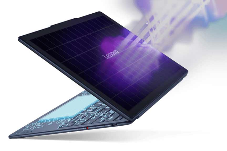 Lenovo solar powered laptop