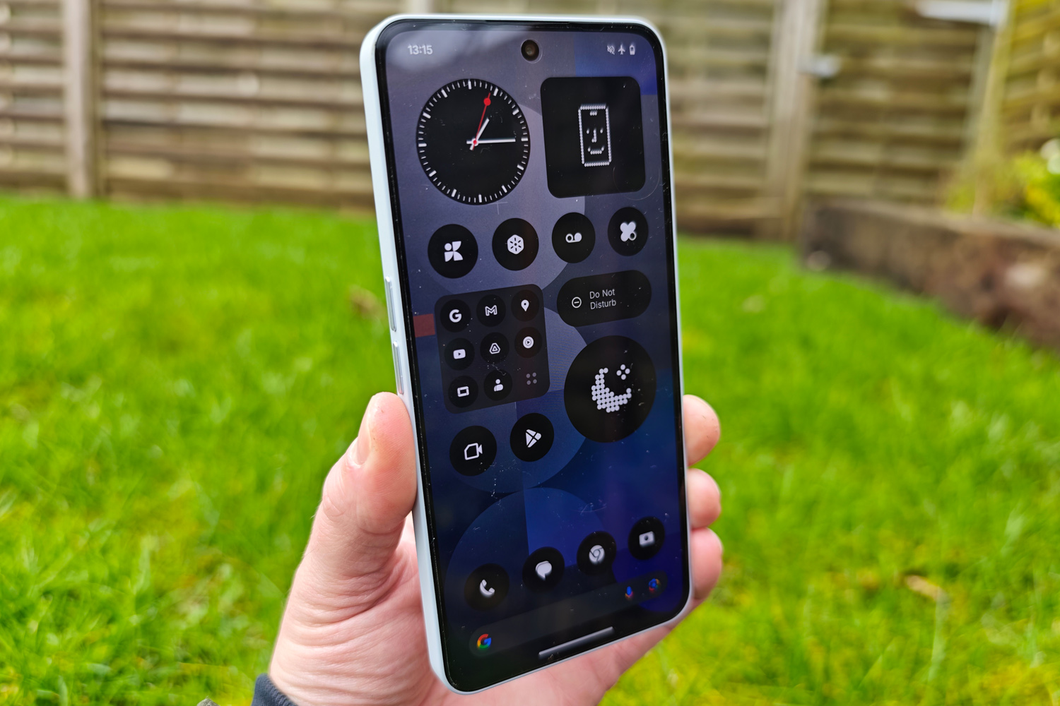 Nothing Phone 3a Pro review in hand front