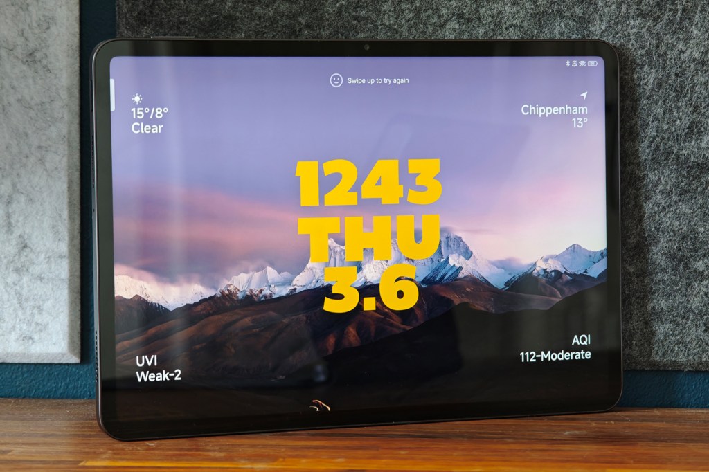 Xiaomi Pad 7 Pro review lock screen